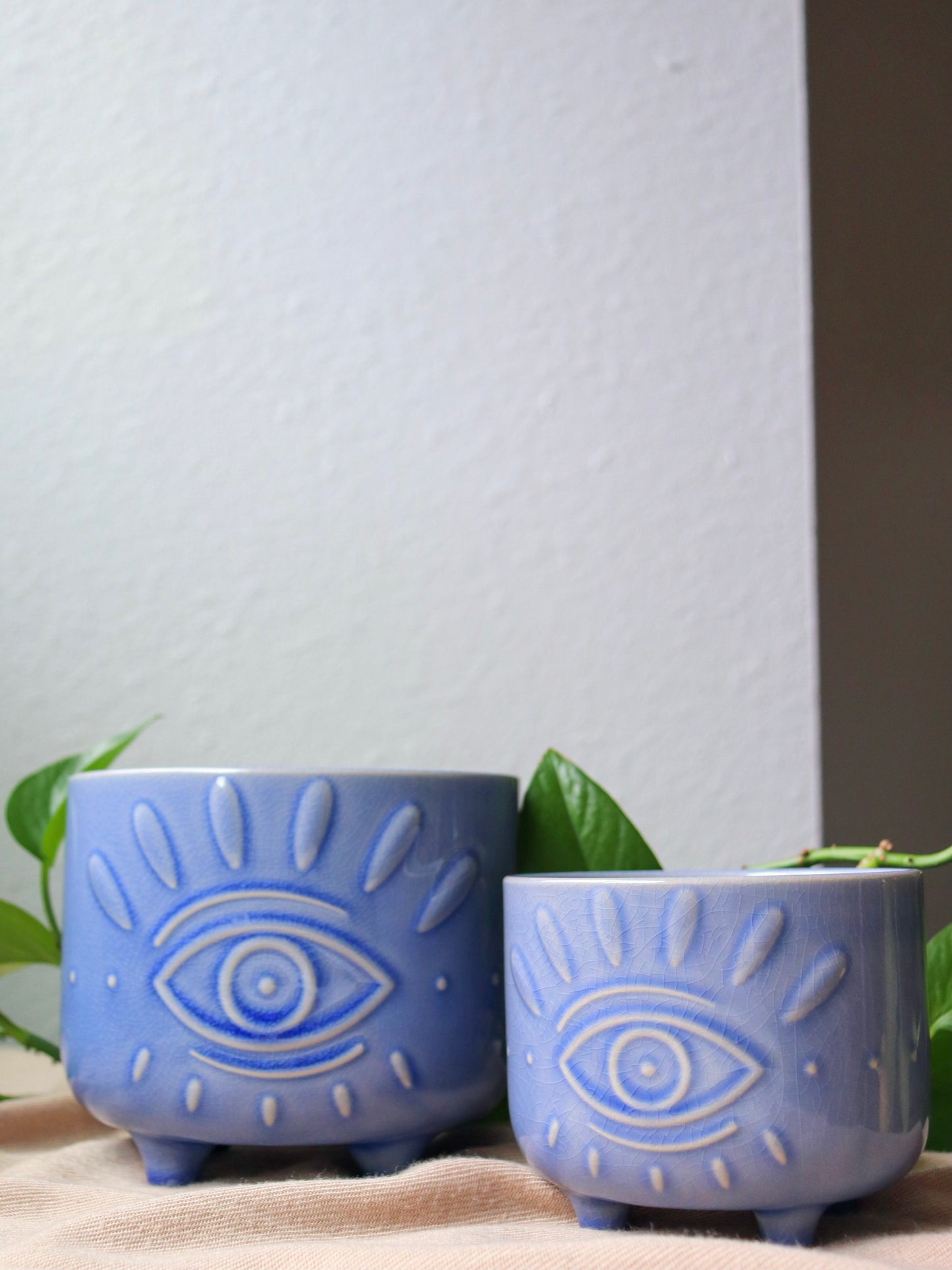 Nazar Evil Eye Planter - Medium